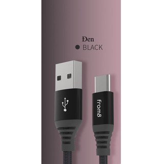 Cáp sạc USB Type C tốc độ cao chính hãng Fromb Hàn Quốc