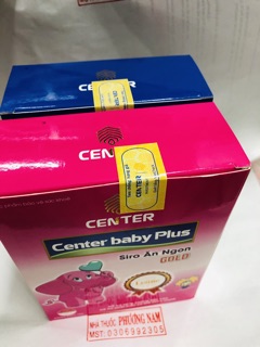 Siro CENTER BABY PLUS ( loại bổ sung canxi & loại giúp ăn ngủ ngon)