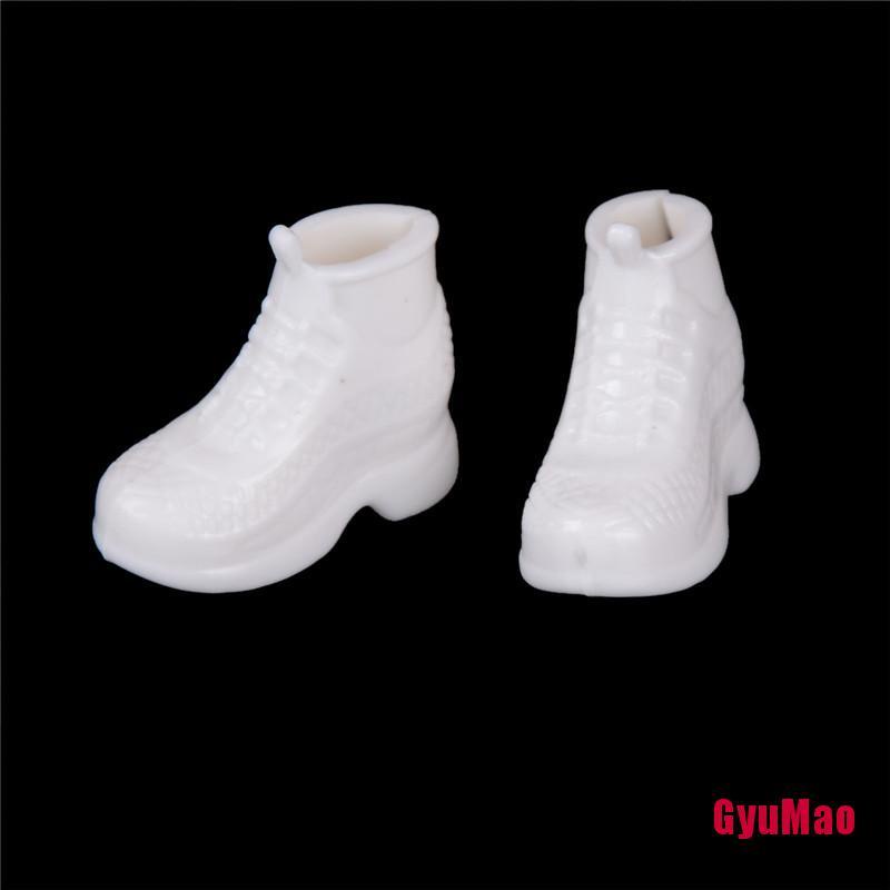 Set 10 Đôi Giày Thể Thao Trắng Xinh Xắn Cho Búp Bê