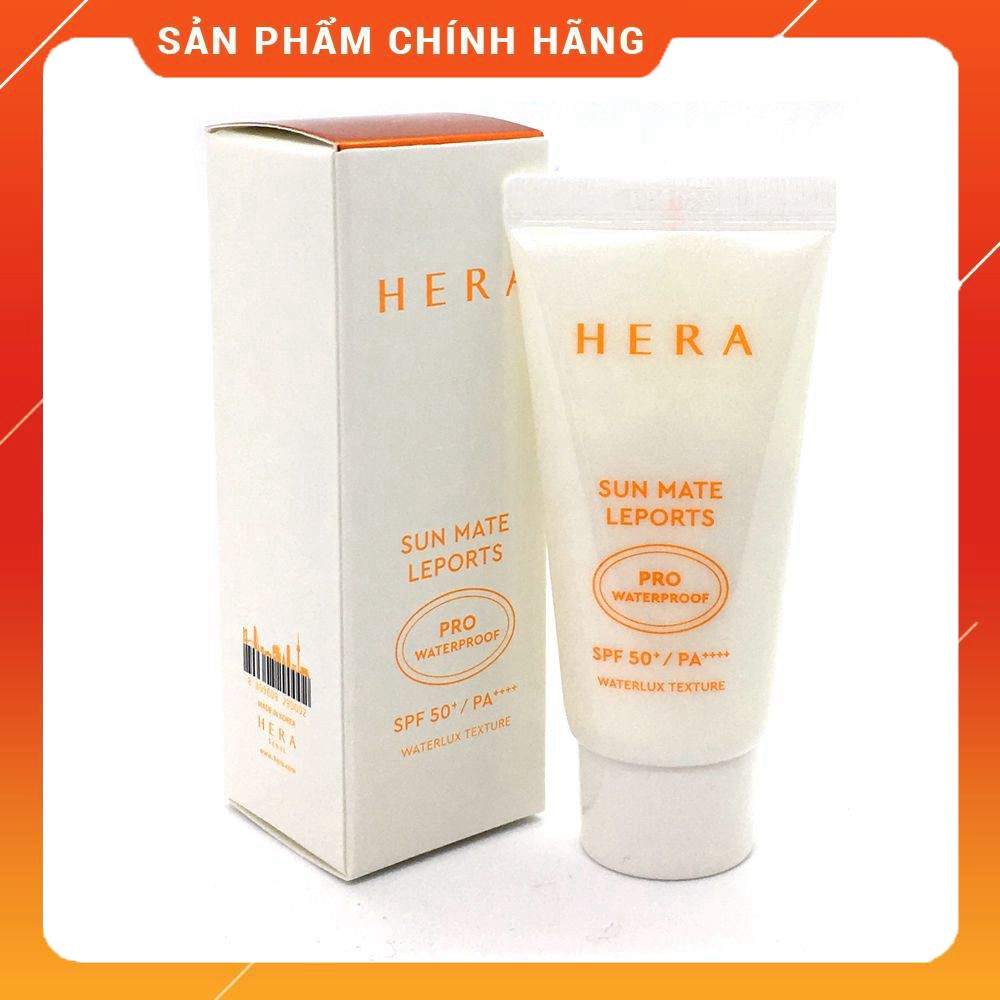 [30ml] Kem Chống Nắng Thẩm Thấu Nhanh Không Nhờn Dính, Chống Nước Lâu Trôi Hera Sun Mate Leports Pro Waterproof 30ml