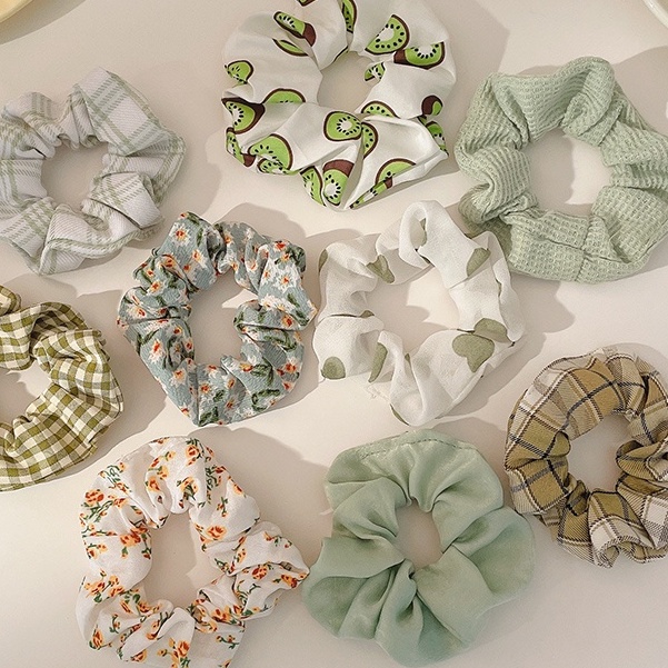 Dây Cột Tóc Chiffon Co Giãn Mẫu Mới Thời Trang Cho Nữ