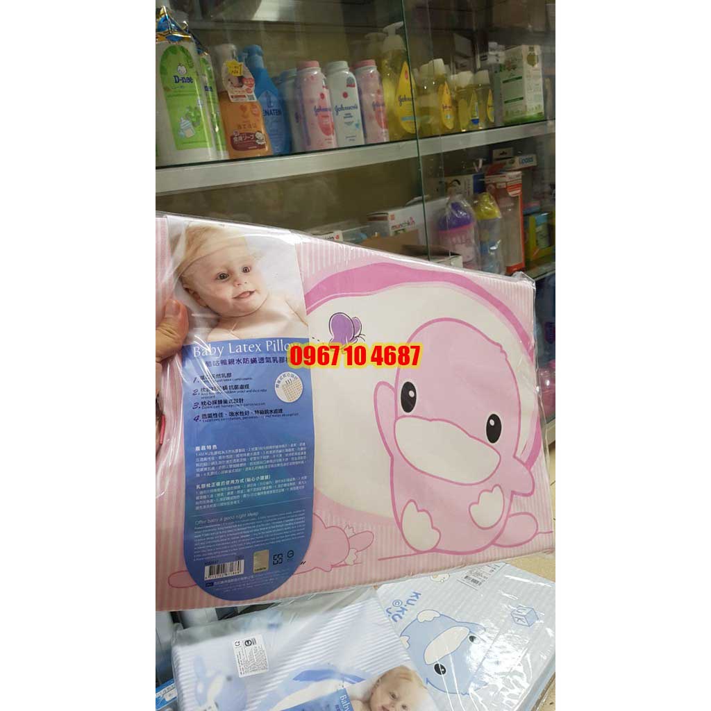 Gối Cao Su KUKU Gối Cao Su Non Chống Ngạt Cho Bé Sơ Sinh KU2047  Chính Hãng