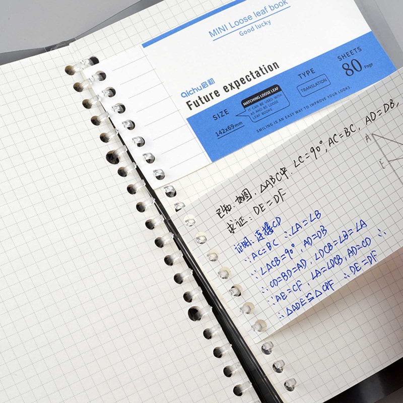 Set 80 Tờ Giấy Note 7 Lỗ Dành Cho Sổ Tay A5 B5