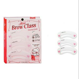 Khung kẻ chân mày Bộ 3 mini Brow class Drawing guide
