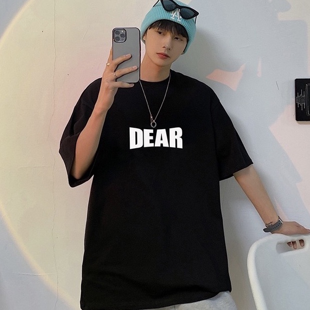 Áo Thun Tay Lỡ Oversize Nam Form Rộng DEAR HM1986 Áo Form Rộng Unisex Cổ Tròn StreetWear Giá Rẻ Hàn Quốc 3190