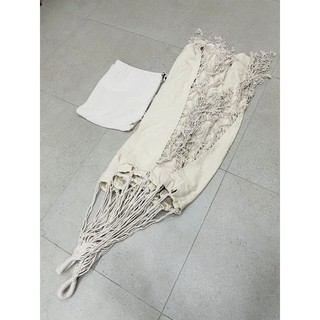 Võng treo Macrame vải bố canvas