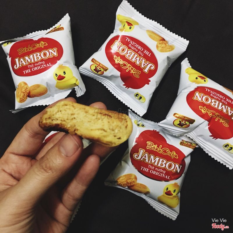 [COMBO 5 GÓI] Bánh cuộn JAMBON vị thịt nướng Thanh Hương gói 400g