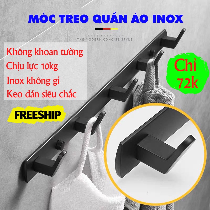 Móc Treo Đồ Gắn Tường, Móc Treo Quần Áo, Không Gỉ Đa Năng PAPAA.HOME