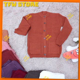 Áo len (dày cổ tròn) người lớn tuổi, người già, trung niên, cho bà, cho mẹ - Made in VN
