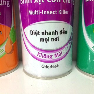 Bình Xịt Côn Trùng Raid KHÔNG MÙI- Chai Xịt Muỗi, Xịt Côn Trùng CHAI LỚN 600ML - Bình Xịt Muỗi, Xịt Gián,... - Kivovi