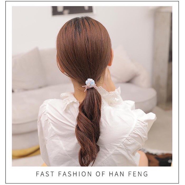 Hộp 12 chun buộc tóc cho các bạn gái