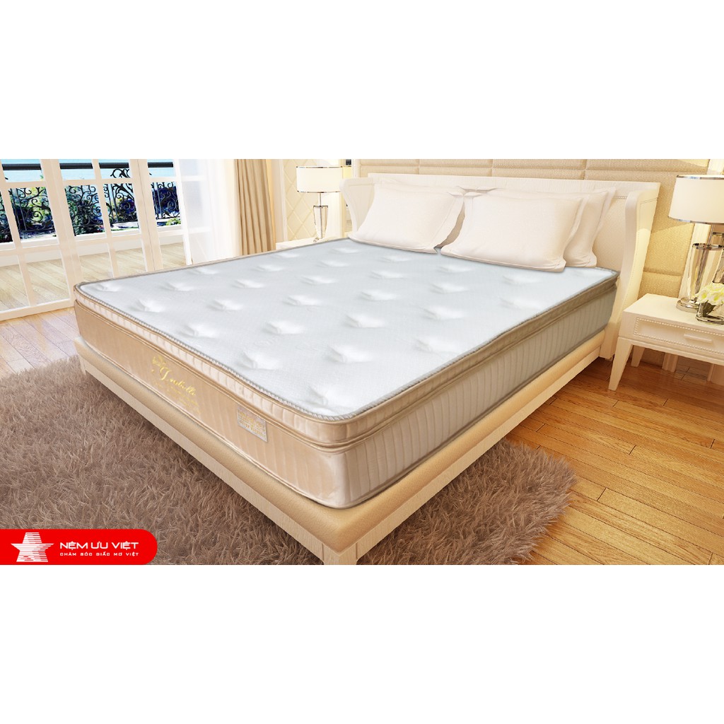 Nệm lò xo túi Isabelle 7 vùng – Euro Top Memory Foam