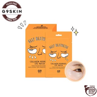 Tuan064 mặt nạ 2in1 mờ thâm, cải thiện nếp nhăn vùng mắt g9skin self aesthetic collagen hydrogel eye patch 3g tuan064
