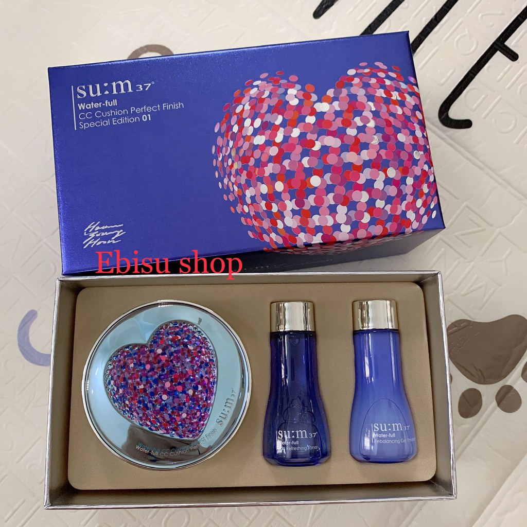 {MỚi} Set phấn nước kiềm dầu sum xanh CC Cushion Perfect Finish 01.