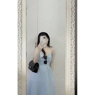 Váy hai dây eo chun_Anne Studio