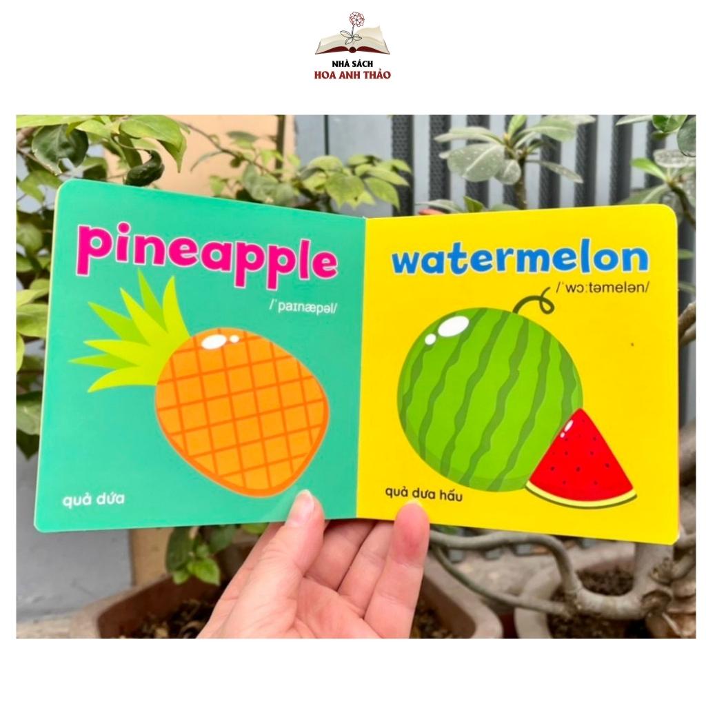 Sách Bìa cứng thư viện hình ảnh đầu tiên cho bé Baby' First Picture Book  - Kèm file video tiếng Anh