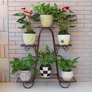 Kệ sắt 6 tầng để chậu hoa ban công