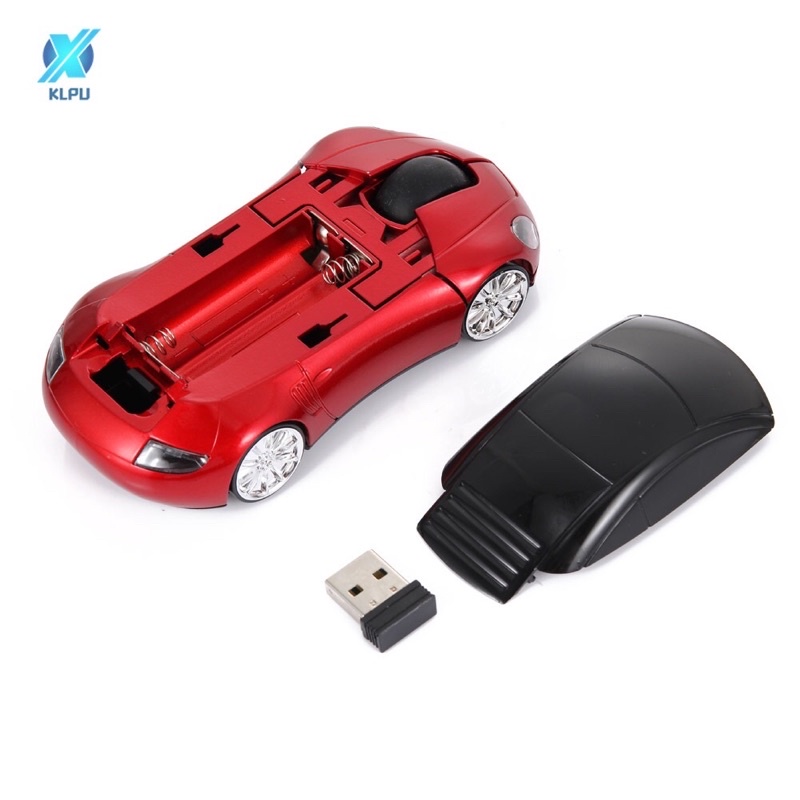 Chuột Quang Không Dây Hình Xe Hơi 2.4ghz Cho Máy Tính, Laptop, Chuột không dây 1600 Dpi hình xe hơi độc đáo đẹp mắt