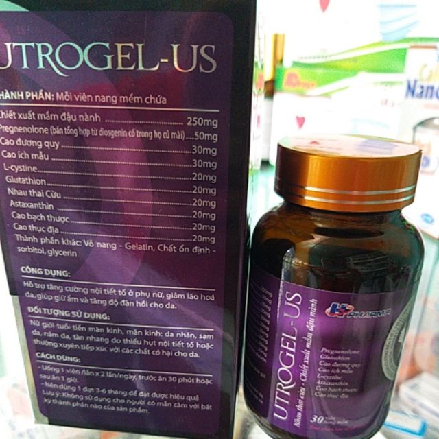 UTROGEL-US giúp da đẹp, nuôi dưỡng làn da lão hóa, sạm nám,mụn,cân bằng nội tiết tố | BigBuy360 - bigbuy360.vn