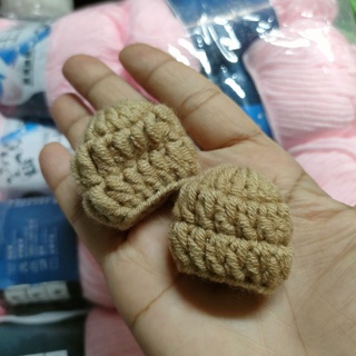 Tai Gấu Trang Trí Bằng Len (1 cái)