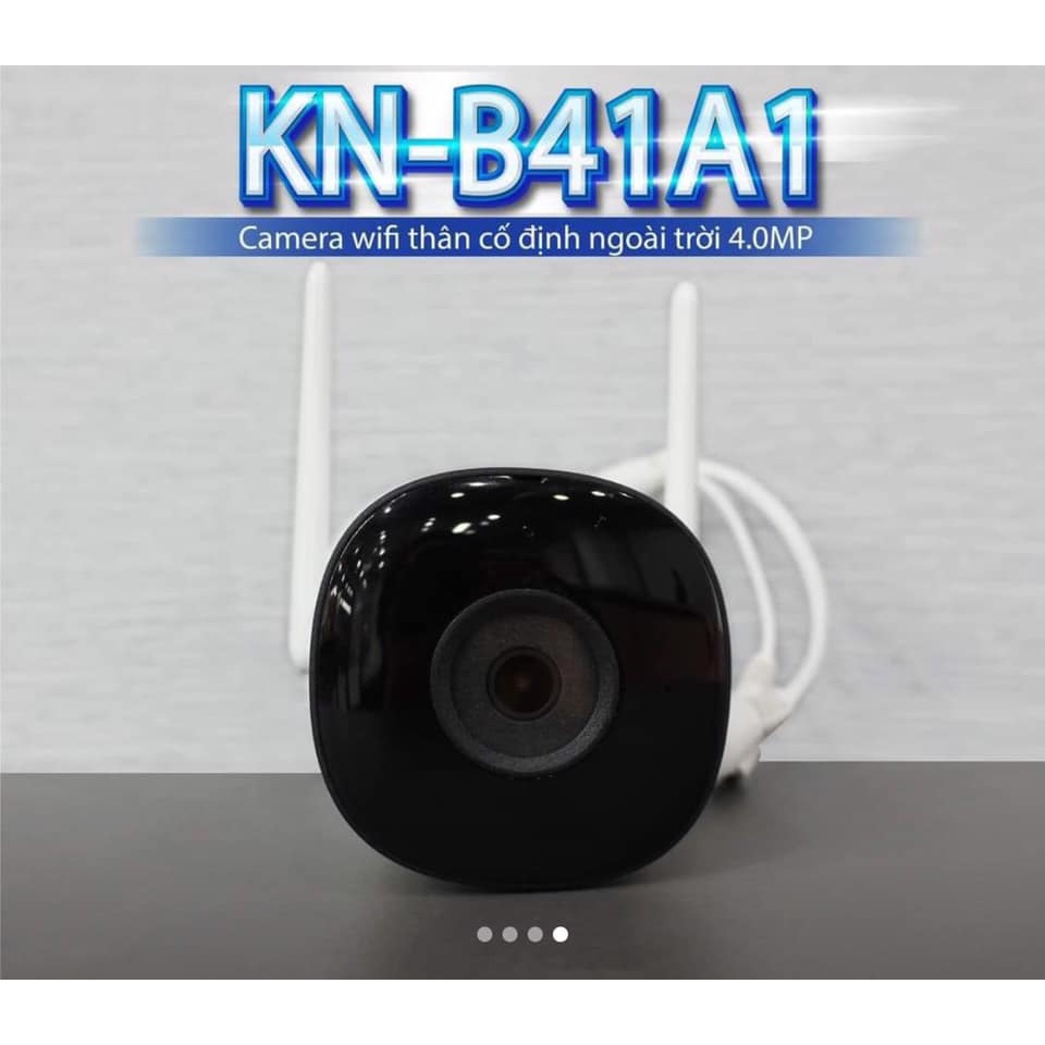 Camera wifi Kbone B41A1 4MP Ngoài trời chống nước hồng ngoại nhìn đêm lưu trữ thẻ nhớ phát hiện chuyển động