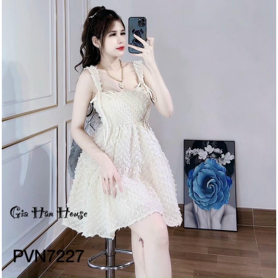 (Free Ship) Đầm Xô Hột Có Mút Có Lót Hở Lưng Siêu Hot Cho Các Chị Em UP Valetina Shop