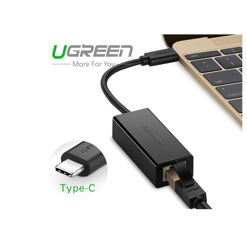 Cáp USB 3.1 Type C to Lan Ugreen UG-30287 cao cấp