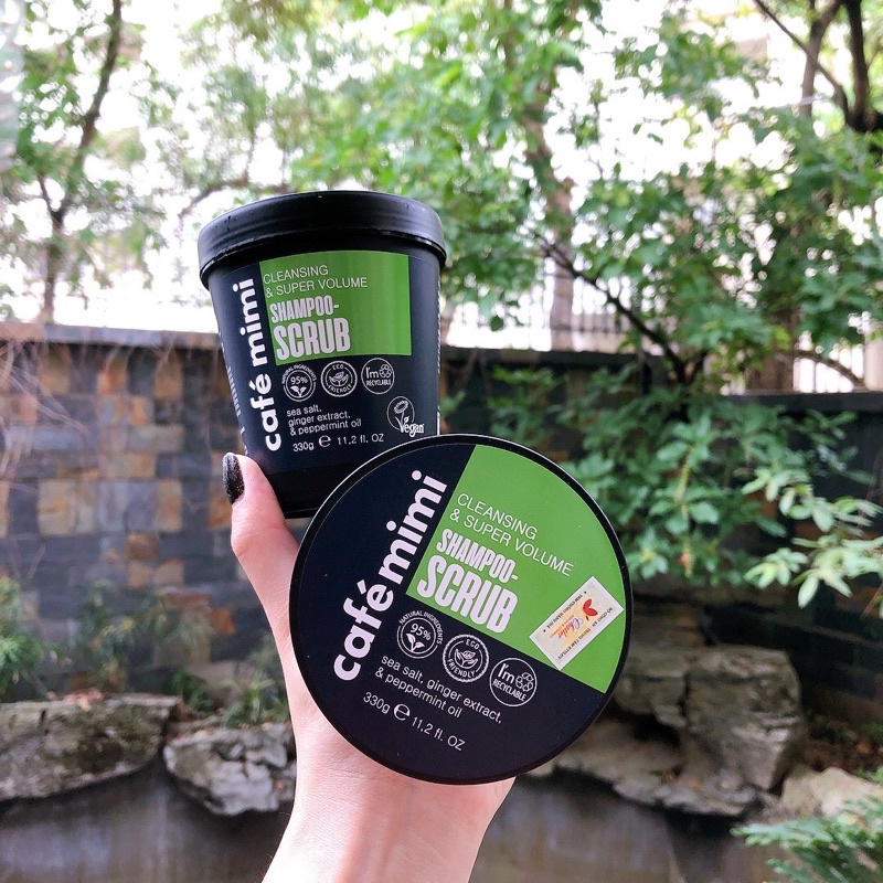 Tẩy da chết da đầu Cafe mimi 330g