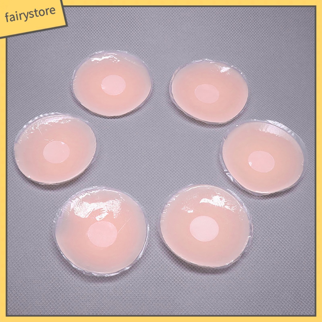 Cặp miếng dán nhũ hoa bằng silicone mềm mại tái sử dụng được tiện lợi