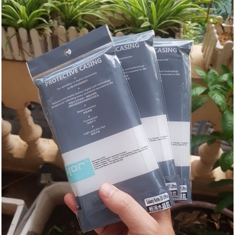 ốp lưng samsung note 20 ultra có gờ bảo vệ camera hiệu GOR