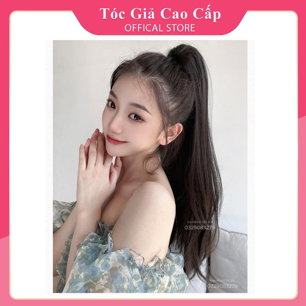 Tóc giả ngoặm mini cúp lơi tự nhiên, sợi tơ đẹp, DW76