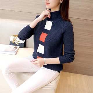 Áo len phối 4 ô lông cừu cao cấp