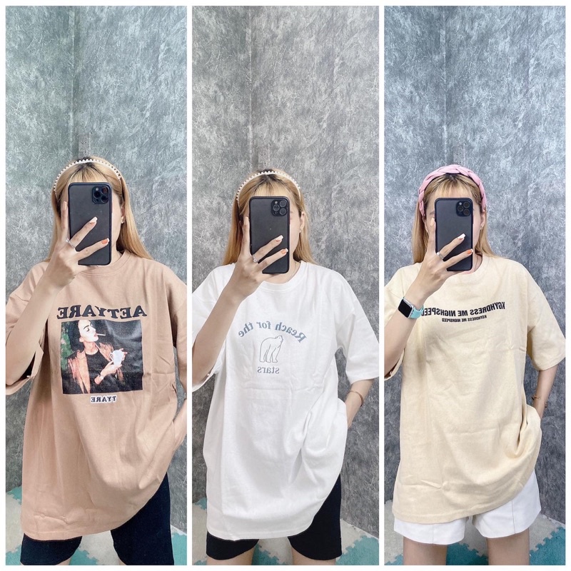 Áo thun 3158 chất dày mẫu 002 AnGi Home