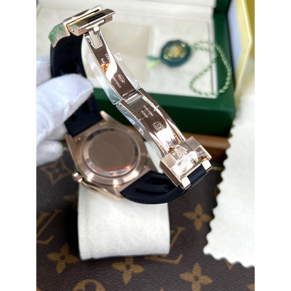 Đồng hồ nam Rolex Sky-Dweller 41mm máy cơ ETA 2825 Thuỵ Sĩ cao cấp, khung thép bản cao L904
