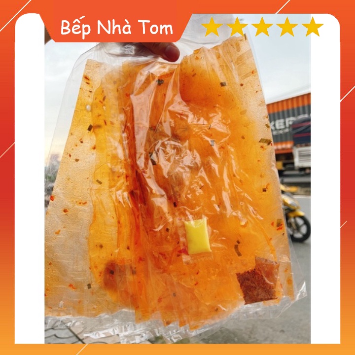 [1 Xâu/10 Bịch] Bánh tráng bơ me Tây Ninh chia sẵn ăn tiện lợi - Bếp nhà Tom
