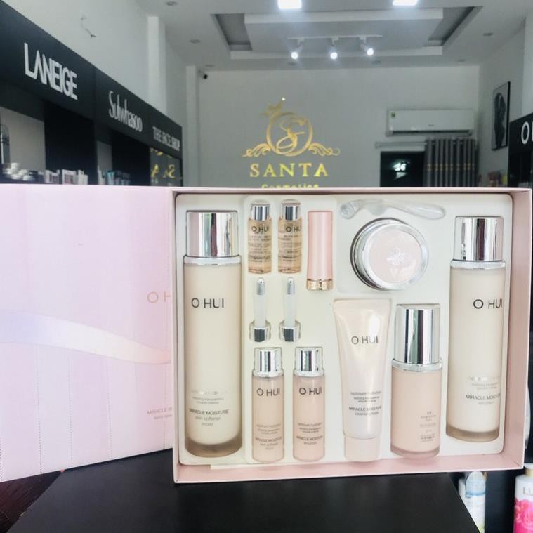 [HOẢ TỐC HN] SET DƯỠNG ẨM DA TRẮNG HỒNG Ohui Miracle Moisture Special Set ( 8 sản phẩm)