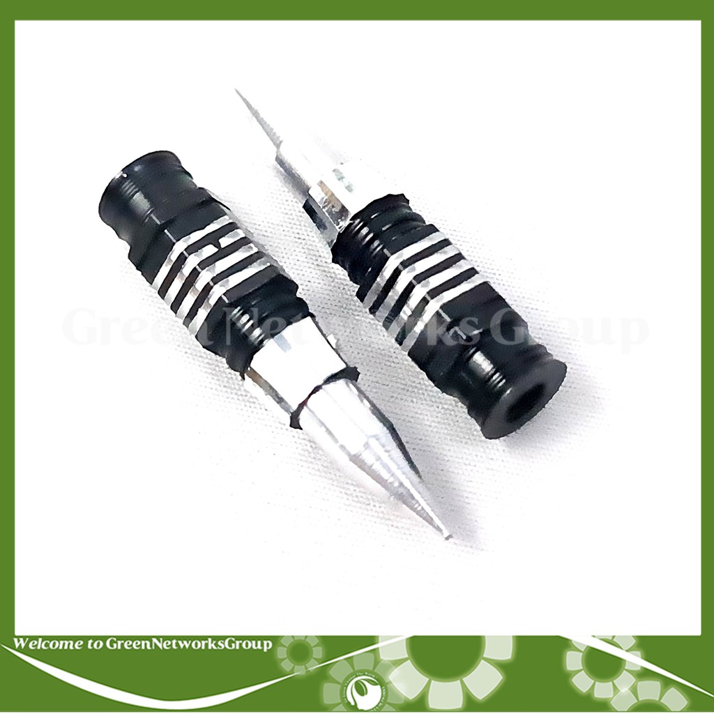 Bộ 2 Ốc đũa thắng Hỏa Tiễn Viền Sọc Nhiều Màu trang trí xe máy - Greennetworks