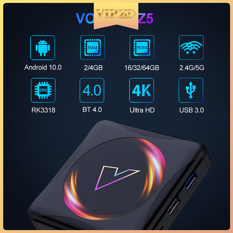 Đầu Tv Box Android 10 4g 64gb Rockchip Rk3318 Hỗ Trợ 1080p 4k Google Play