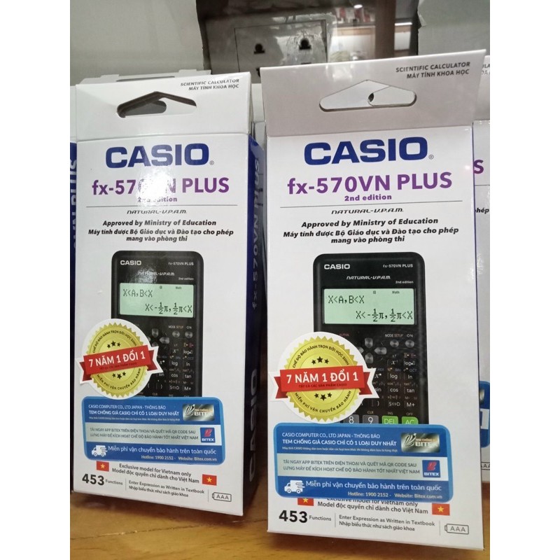 Máy Tính Học Sinh Casio FX-570VN Plus