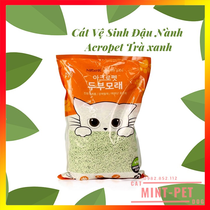 Cát Vệ Sinh Đậu Nành Cho Mèo - Cát Mèo Tofu Xả Được Trong Toilet #MintPet