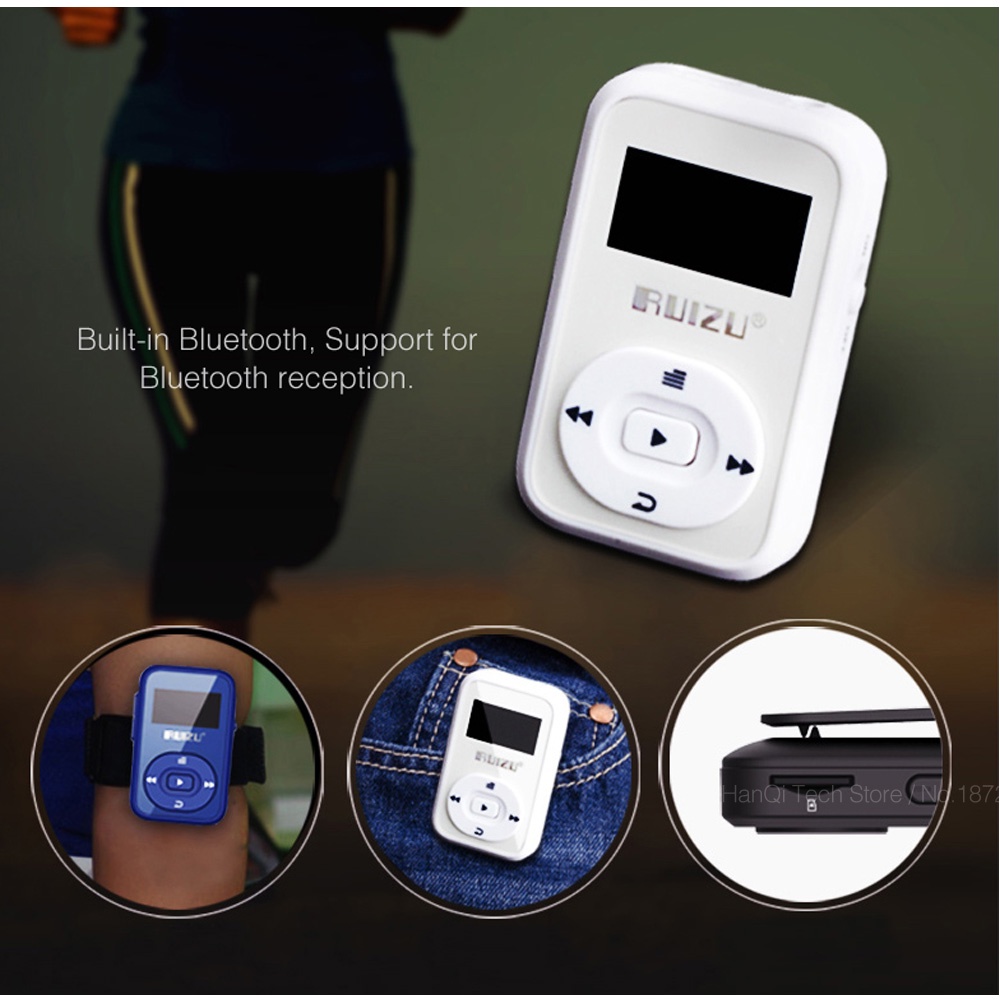 Máy Nghe Nhạc MP3 FAAEAL RUIZU X26 8GB Kết Nối Bluetooth Có Đài FM Hỗ Trợ Thẻ Nhớ TF