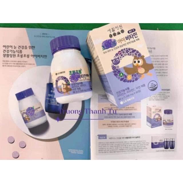 Viên Uống Bổ Mắt Dành Cho Bé Cung Cấp Vitamin A, C...  Giúp Cho Đôi Mắt Của Bé Khỏe Mạnh, Sáng Trong