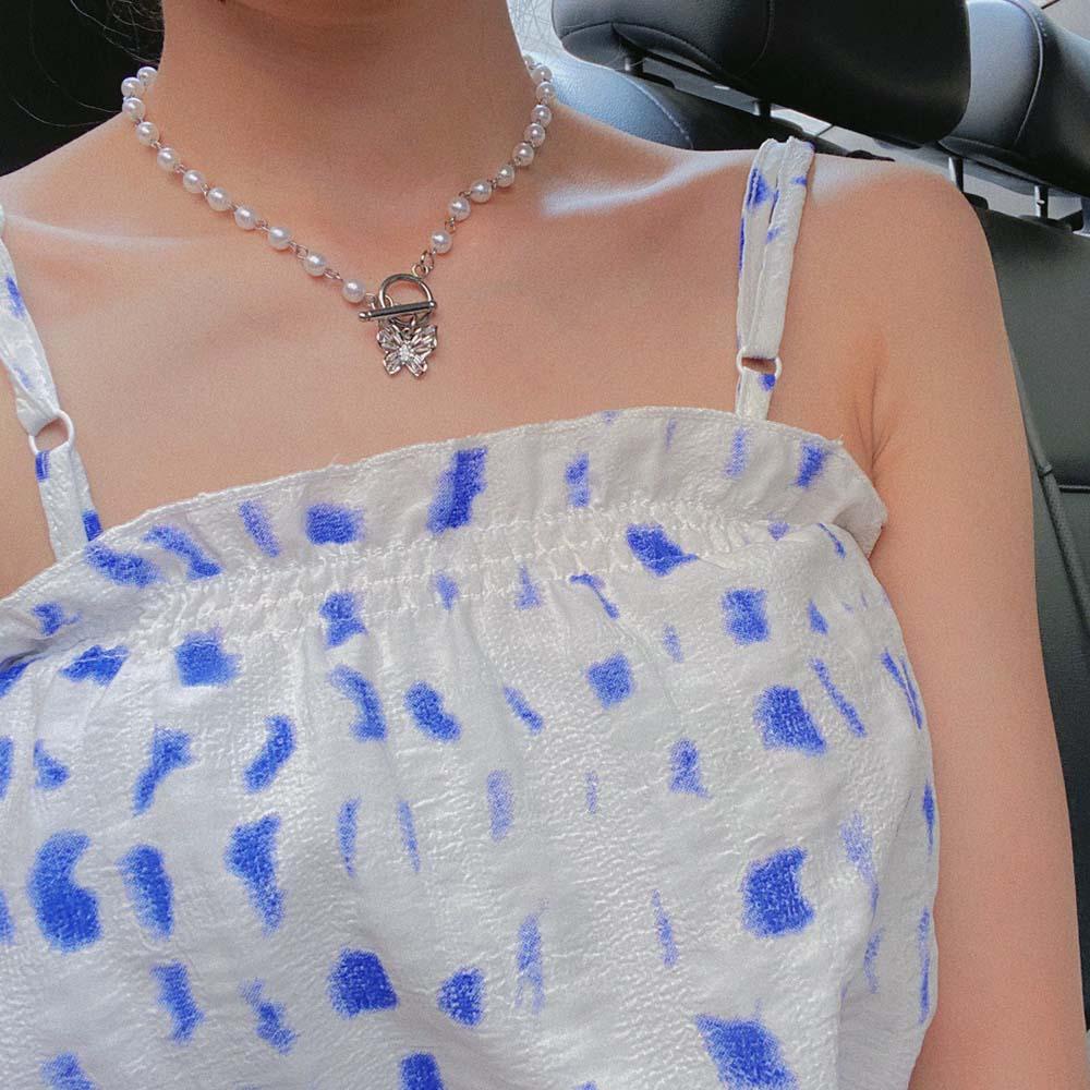 JARRED Vòng cổ Mạ Bạc Thiết Kế Đơn Giản Thời Trang Dành Cho Nữ