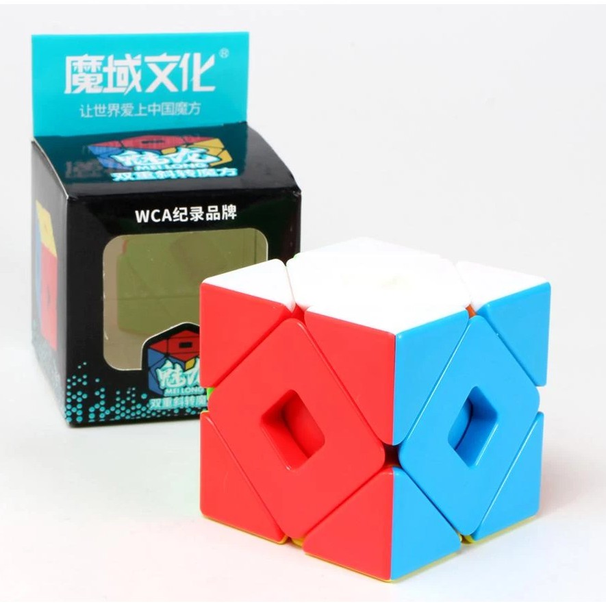 MoYu MeiLong Double Skewb Rubik Biến Thể 6 Mặt