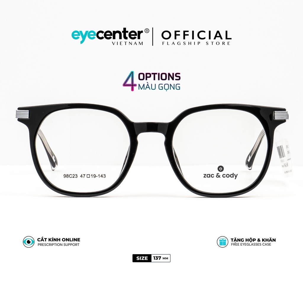 Gọng kính cận nam nữ A01-S chính hãng ENZO by ZAC & CODY nhập khẩu Eye Center Vietnam