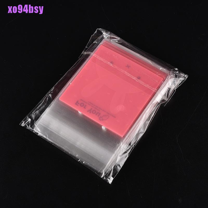 100 Túi giấy bóng kính đựng bánh kẹo Xo94Bsy in họa tiết chú thỏ đáng yêu