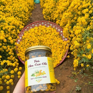 🌼Trà hoa cúc chi sấy lạnh lọ 100g