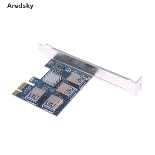 Card mở rộng pci-e 1 sang 4 pci-express 1x sang usb 3.0 chuyên dụng