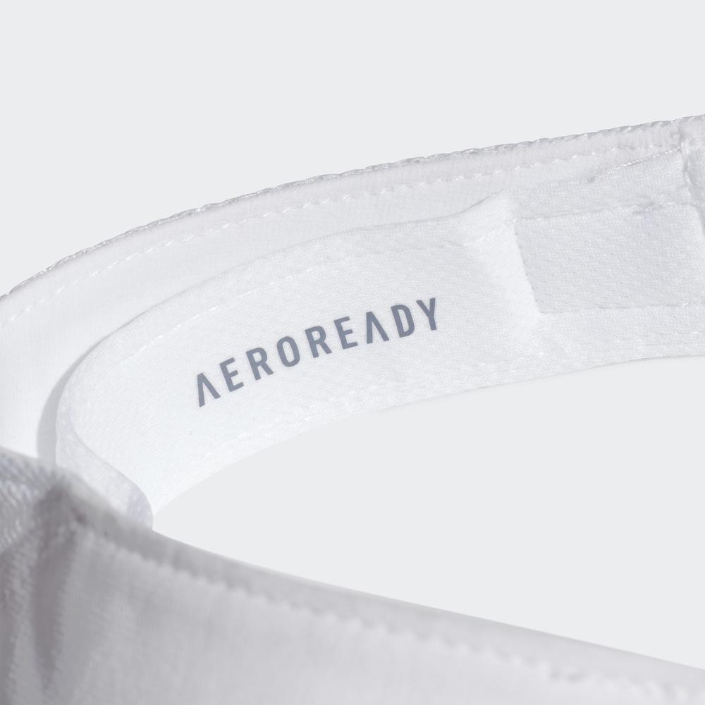 Mũ Lưỡi Trai adidas TRAINING Unisex Nửa Đầu Aeroready Màu Trắng FK0859