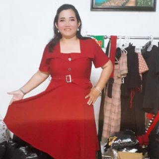 Đầm xòe bigsize có kèm hình thật